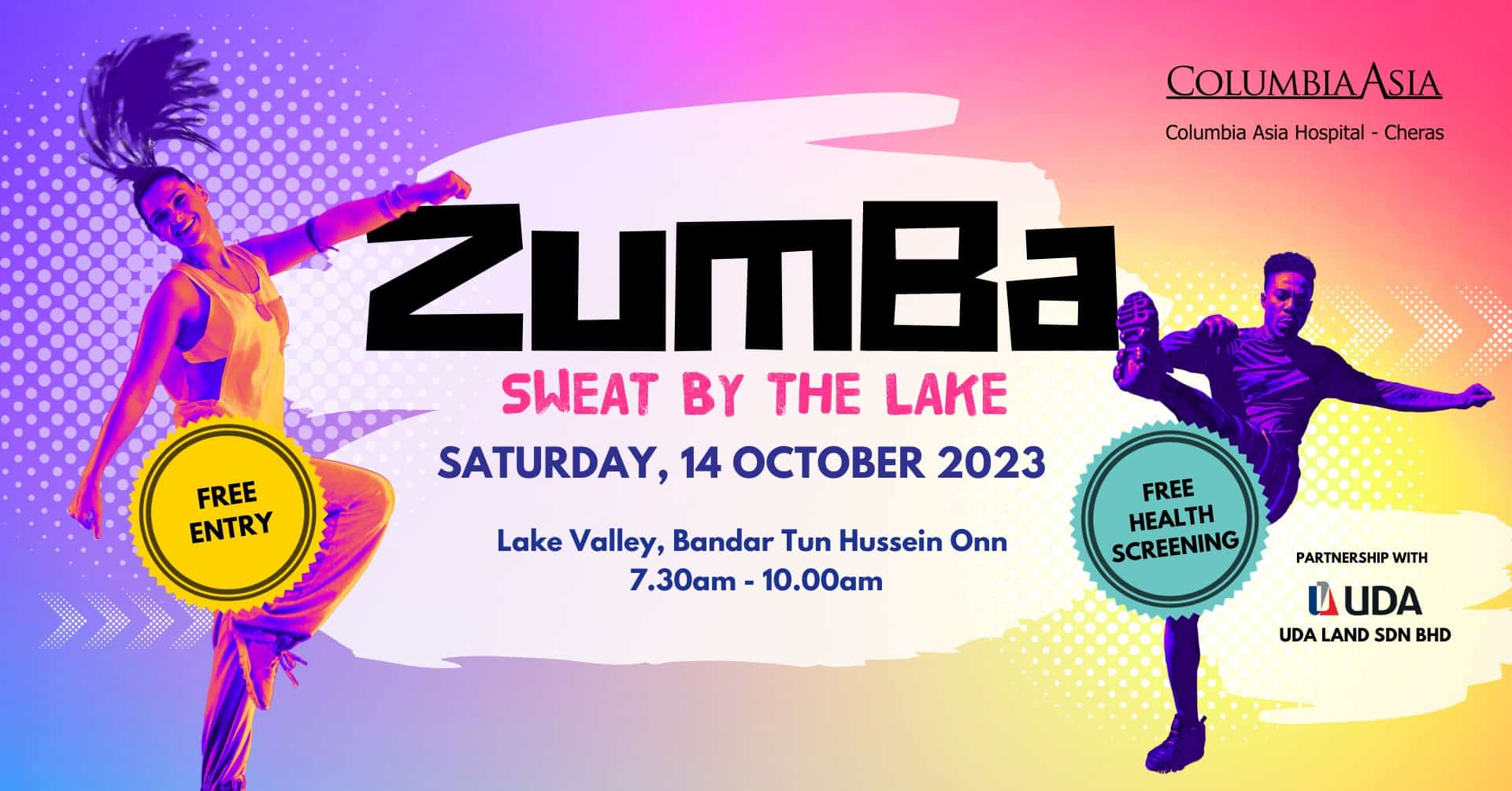 CAH-Cheras Oct'23: Zumba - Sweat By The Lake - Columbia Asia Hospital I ...